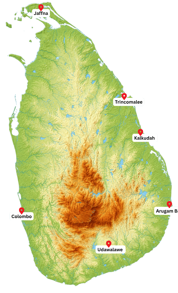 Unexplored North and East Route map