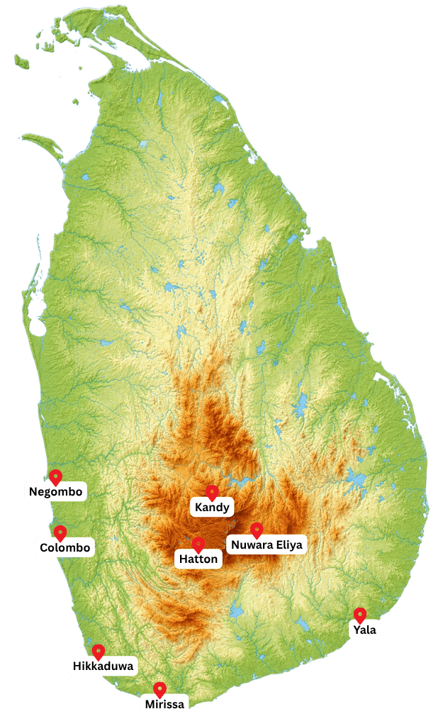 Beyond Boundaries Route map