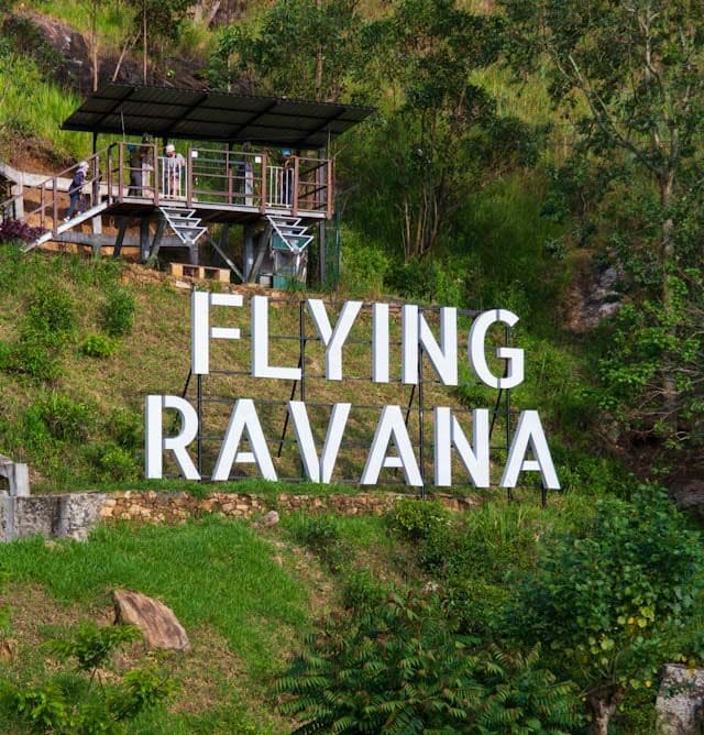 Flying Ravana zip line, Ella