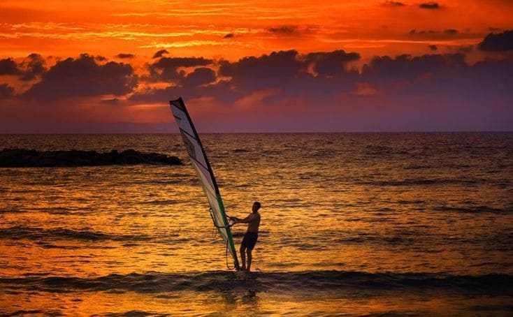 Water sports at Bentota