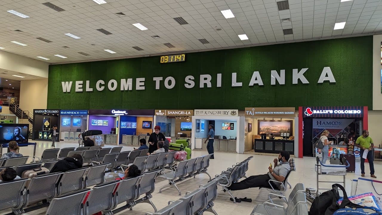 Arrival in Sri Lanka
