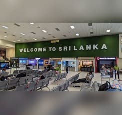 Arrival in Sri Lanka