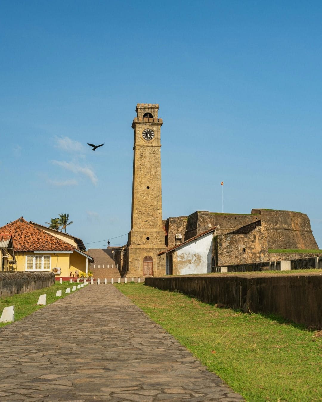 Strolling Galle's old town streets