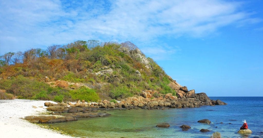 Arrival at Kalkudah beach town
